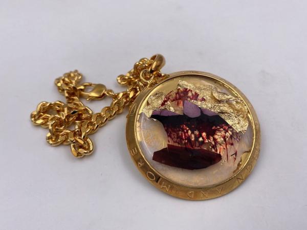 Collana in ottone anallergico, colore oro