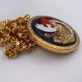 Collana in ottone anallergico, colore oro