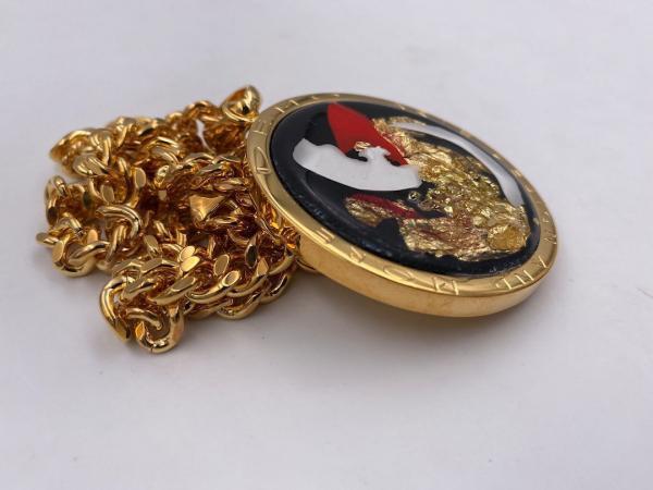 Collana in ottone anallergico, colore oro