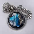Collana in ottone anallergico, colore argento