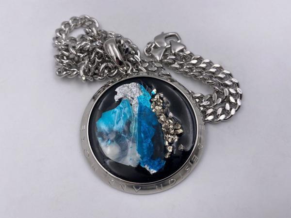 Collana in ottone anallergico, colore argento