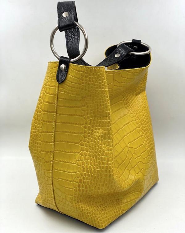 Borsa in vera pelle