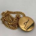 Collana in ottone anallergico, colore oro