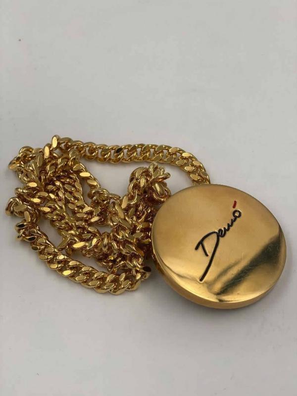 Collana in ottone anallergico, colore oro