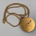 Collana in ottone anallergico, colore oro