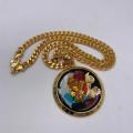 Collana in ottone anallergico, colore oro
