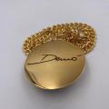 Collana in ottone anallergico, colore oro