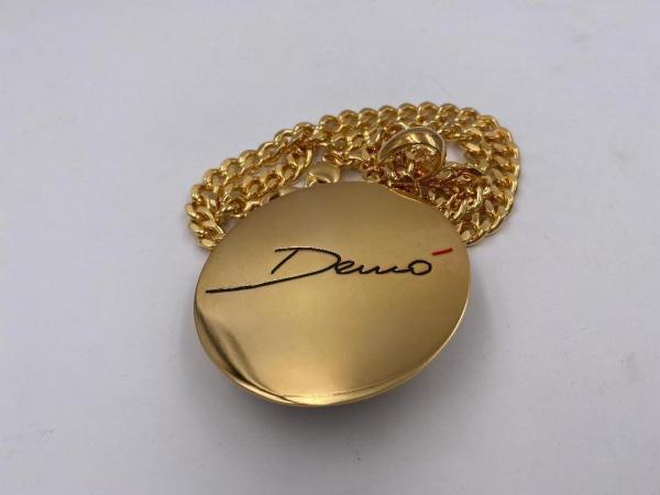Collana in ottone anallergico, colore oro