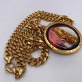 Collana in ottone anallergico, colore oro