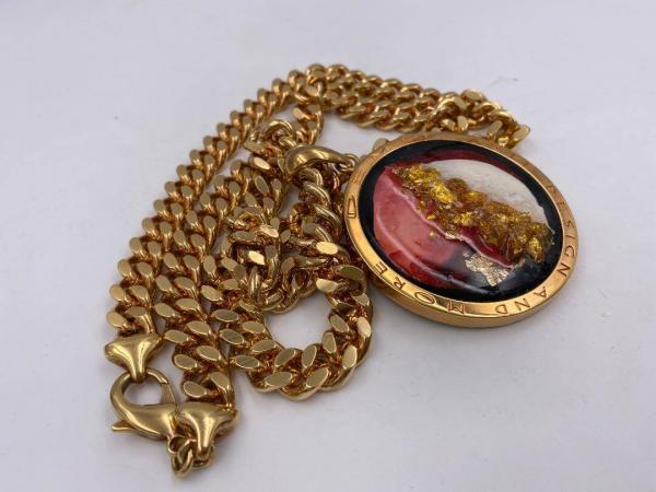 Collana in ottone anallergico, colore oro