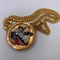 Collana in ottone anallergico, colore oro