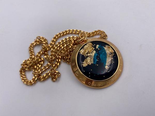Collana in ottone anallergico, colore oro