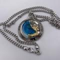 Collana in ottone anallergico, colore argento