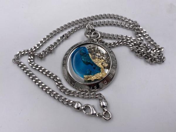 Collana in ottone anallergico, colore argento