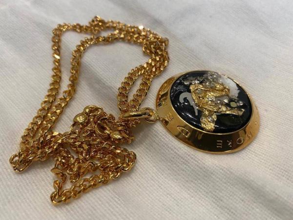 Collana in ottone anallergico, colore oro