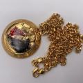 Collana in ottone anallergico, colore oro