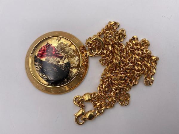 Collana in ottone anallergico, colore oro