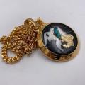 Collana in ottone anallergico, colore oro