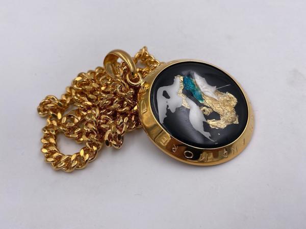Collana in ottone anallergico, colore oro