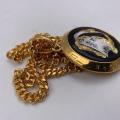 Collana in ottone anallergico, colore oro