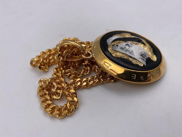 Collana in ottone anallergico, colore oro