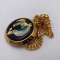 Collana in ottone anallergico, colore oro