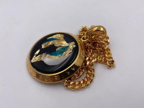 Collana in ottone anallergico, colore oro