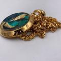 Collana in ottone anallergico, colore oro