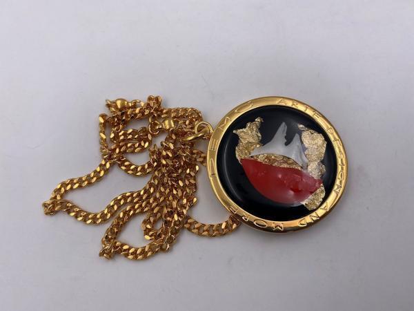 Collana in ottone anallergico, colore oro