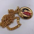 Collana in ottone anallergico, colore oro