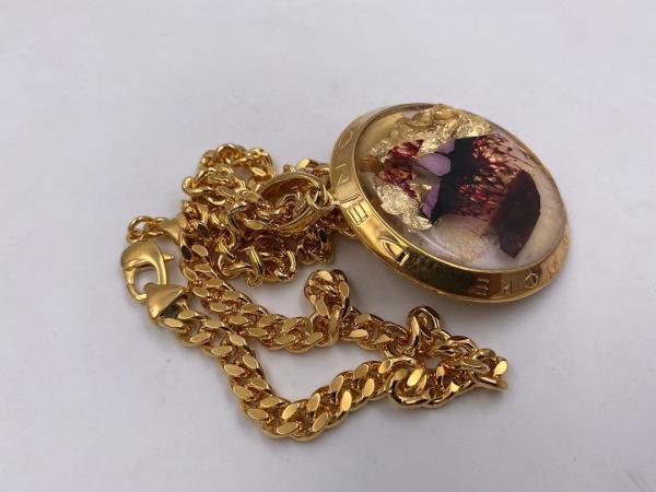 Collana in ottone anallergico, colore oro