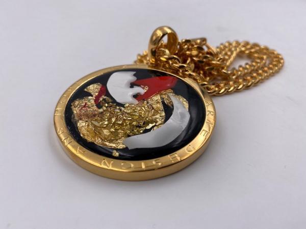 Collana in ottone anallergico, colore oro