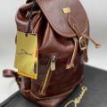 Zaino in Vera Pelle, colore marrone