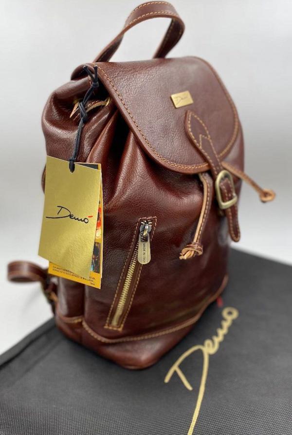 Zaino in Vera Pelle, colore marrone