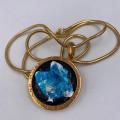 Collana in ottone anallergico, colore oro
