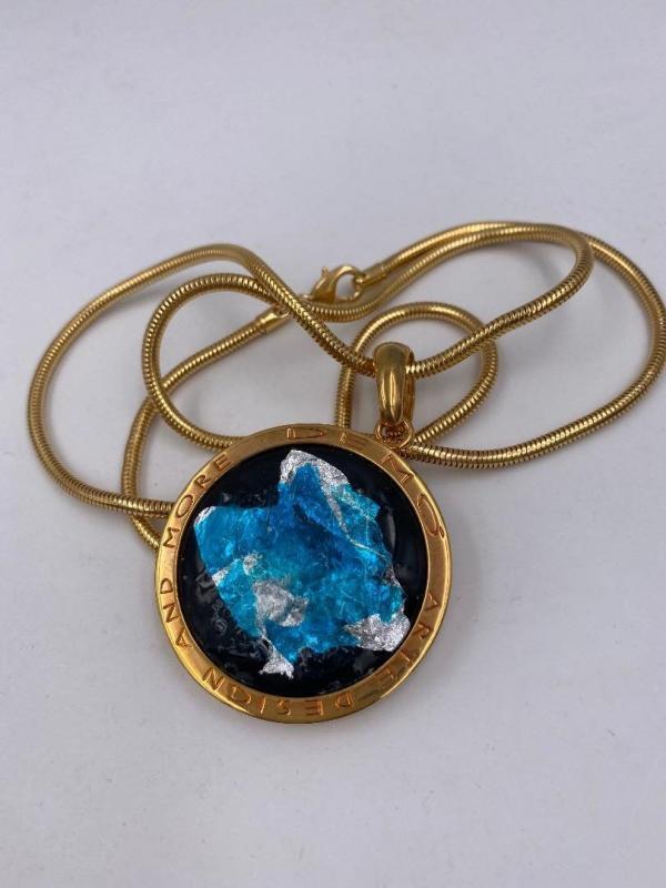 Collana in ottone anallergico, colore oro