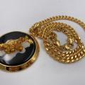 Collana in ottone anallergico, colore oro