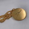 Collana in ottone anallergico, colore oro