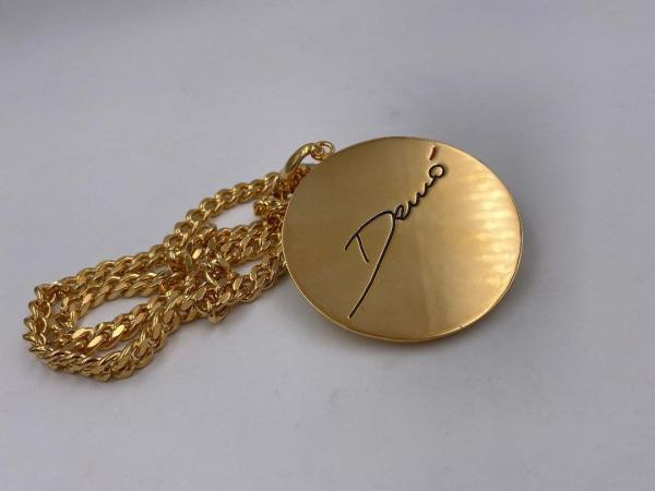Collana in ottone anallergico, colore oro