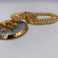Collana in ottone anallergico, colore oro