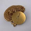 Collana in ottone anallergico, colore oro