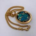 Collana in ottone anallergico, colore oro