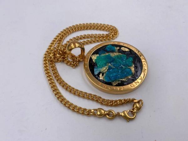 Collana in ottone anallergico, colore oro