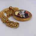Collana in ottone anallergico, colore oro
