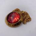 Collana in ottone anallergico, colore oro