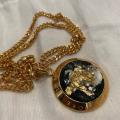 Collana in ottone anallergico, colore oro