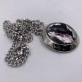 Collana in ottone anallergico, colore argento