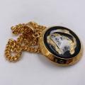 Collana in ottone anallergico, colore oro