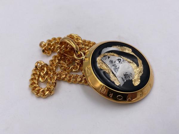 Collana in ottone anallergico, colore oro