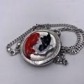 Collana in ottone anallergico, colore argento